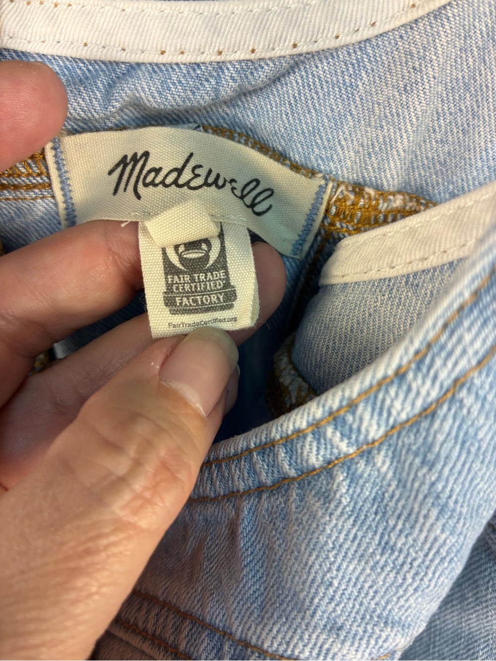 Madewell A-Line Sleeveless Mini Dress in Light Chambray S - Picture 7 of 9
